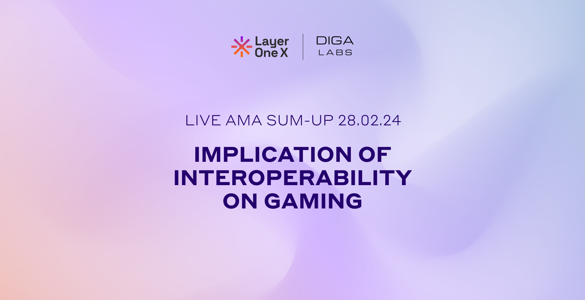 Sum-Up of The 28-02-2024 Live AMA: The Future of Interoperable Gaming