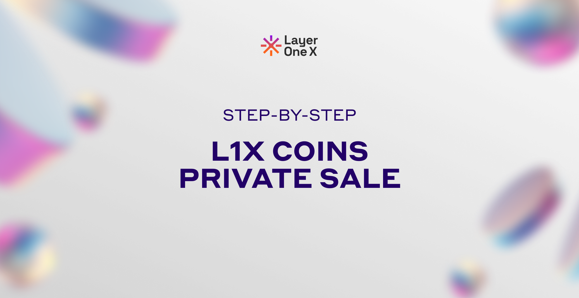 A step-by-step guide to claim your L1X Coins (Private Sale)