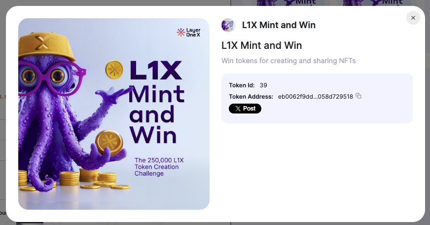 Create your L1X Token Step-by-Step