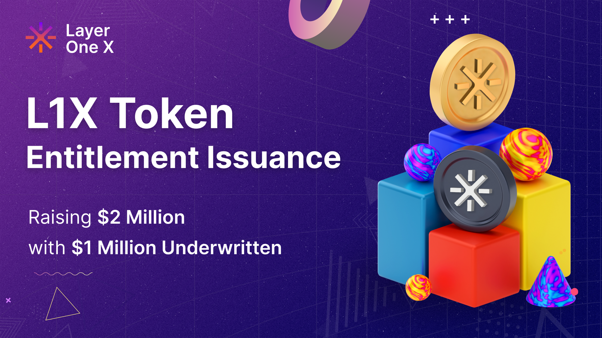 L1X Token Entitlement Issuance Summary with Underwriting