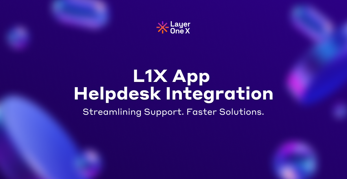 Introducing the L1X App Helpdesk Integration: Streamlining Support for Faster Solutions