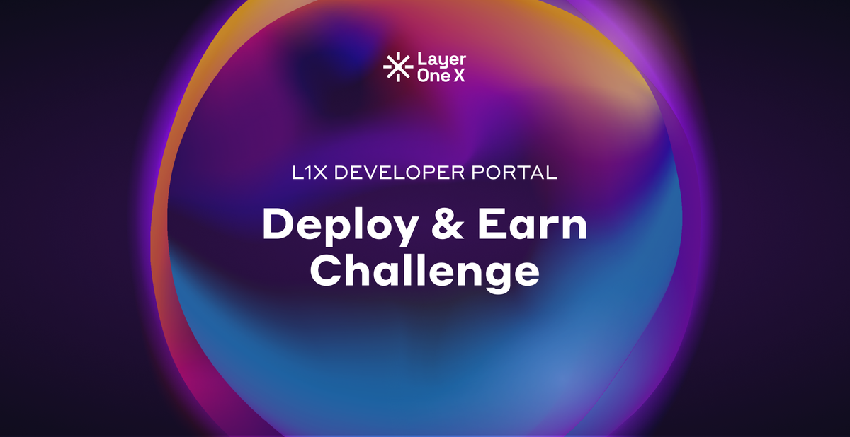 1,500 L1X Coins allocated to 100 Devs for Deploying their first L1X Smart contract